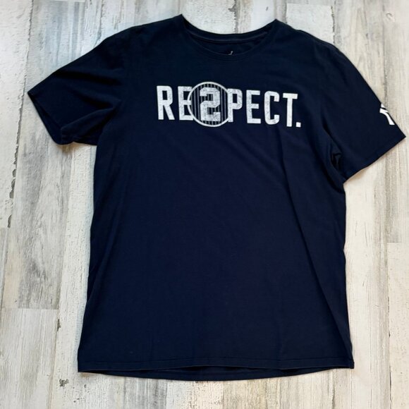 Jordan Other - Jordan Men's Size Large Derek Jeter 2 Respect Tee Navy Blue Nike Short Sleeve